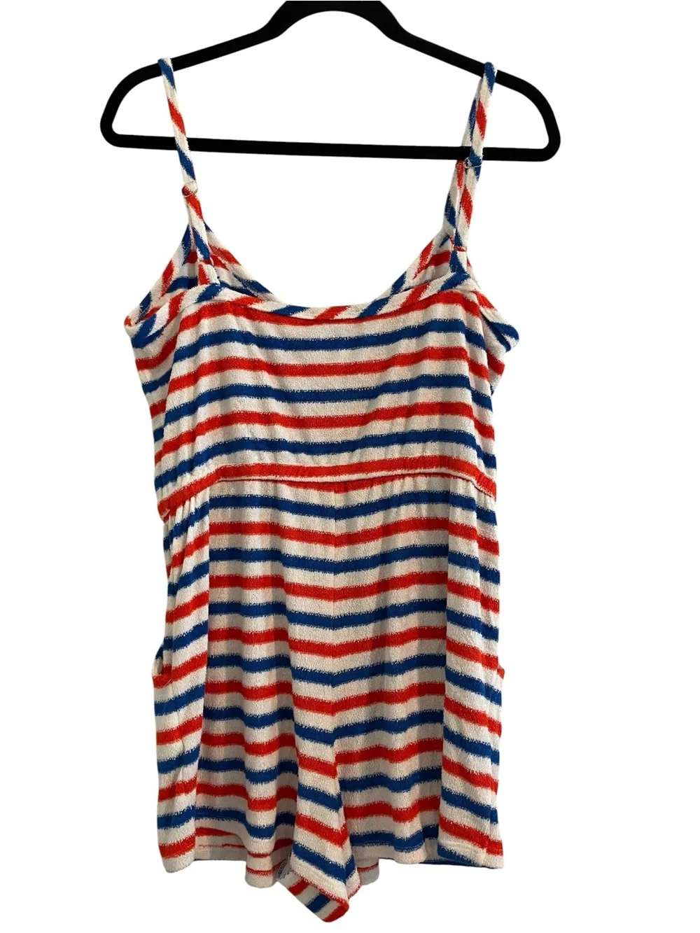 Show Me Your Mumu Rory Romper Striped Terrycloth NWT Size Medium - Picture 2 of 6